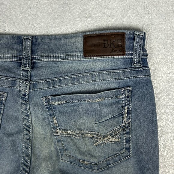 BKE Buckle Jeans Women‎ 32x30.5 Sabrina Blue Stretch Low-Rise Straight Leg Denim - Picture 6 of 14
